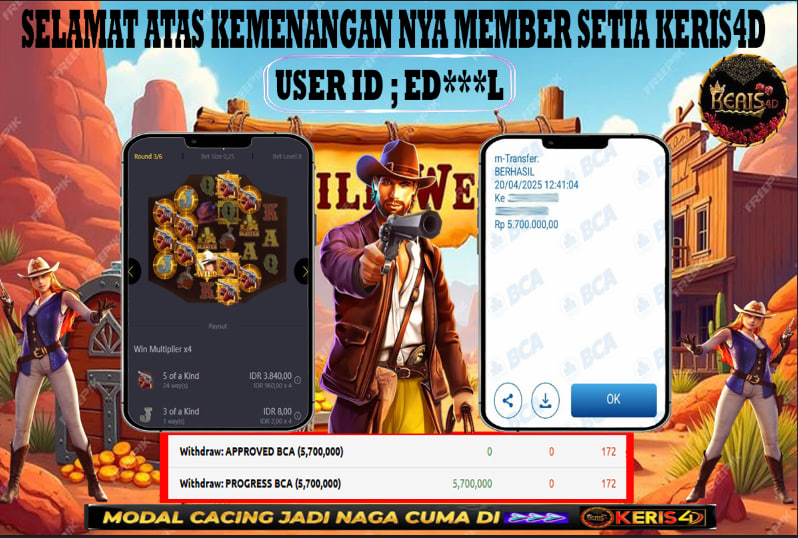 JACKPOT SLOT GACOR WILD BOUNTY SHOWDOWN 20 APRIL 2025